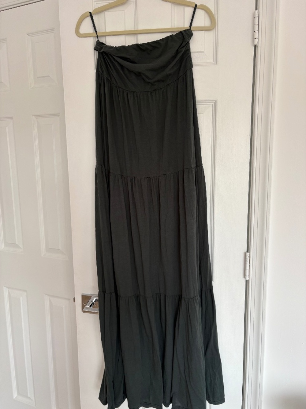 Strapless maxi soft cotton